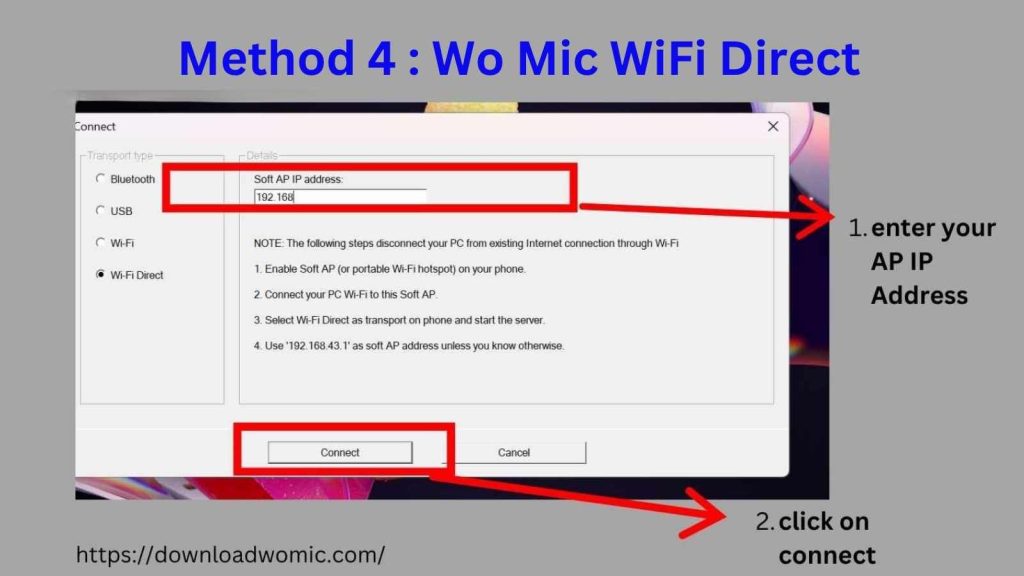 Method 4 Wo Mic WiFi Direct